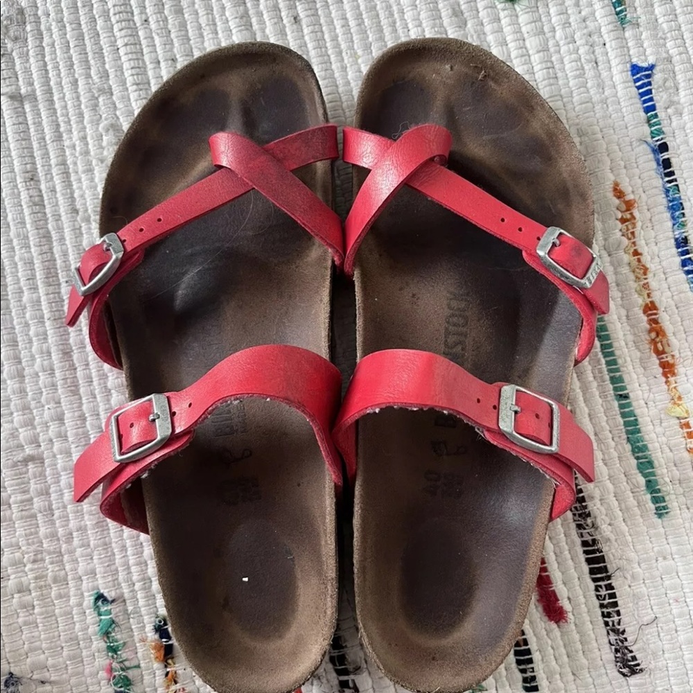 Birkenstock Womens Mayari Red EUR 40